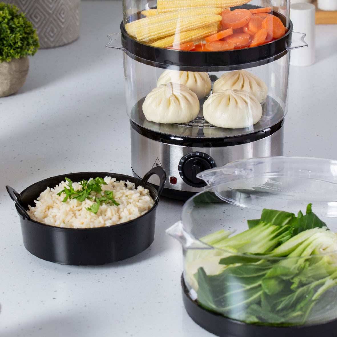 3 Tier Electric Food Steamer