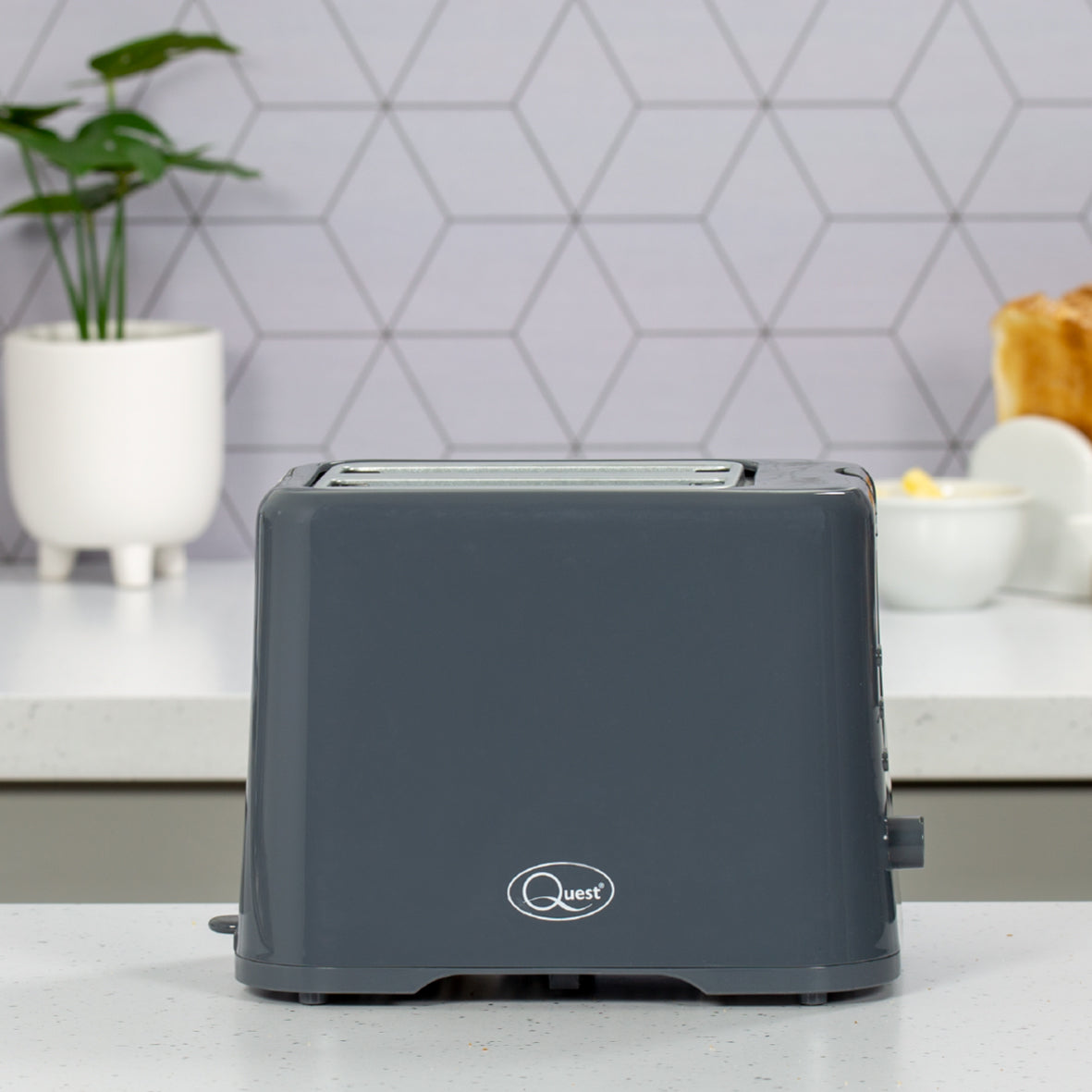 2 Slice Toaster - Grey