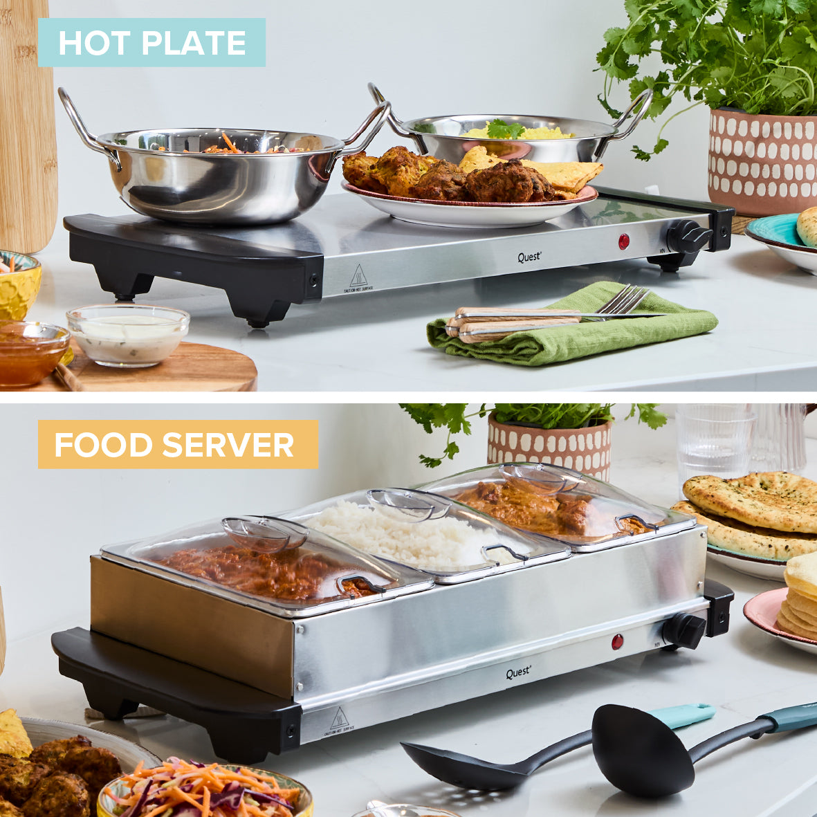 Compact Buffet Server & Food Warmer