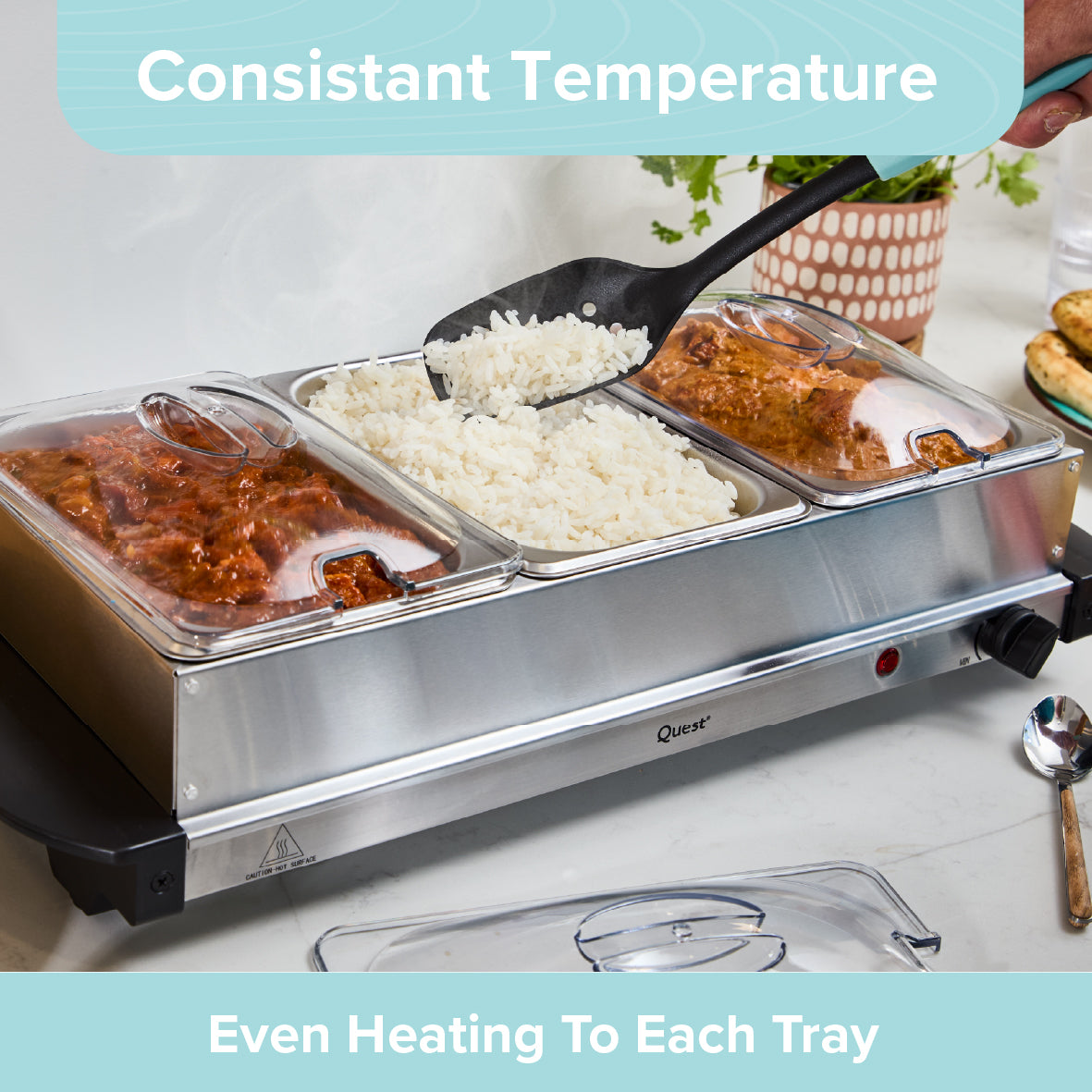 Compact Buffet Server & Food Warmer