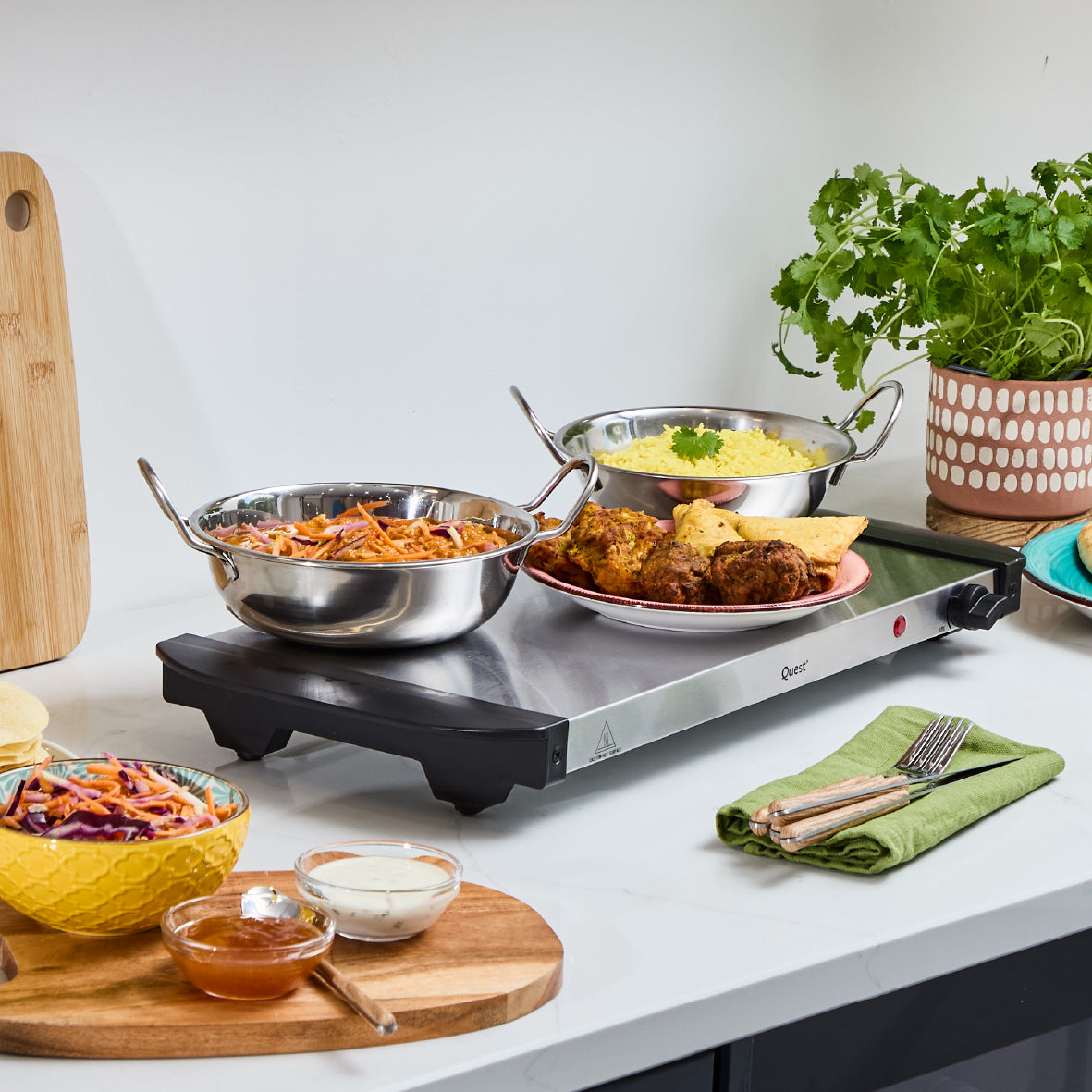 Compact Buffet Server & Food Warmer