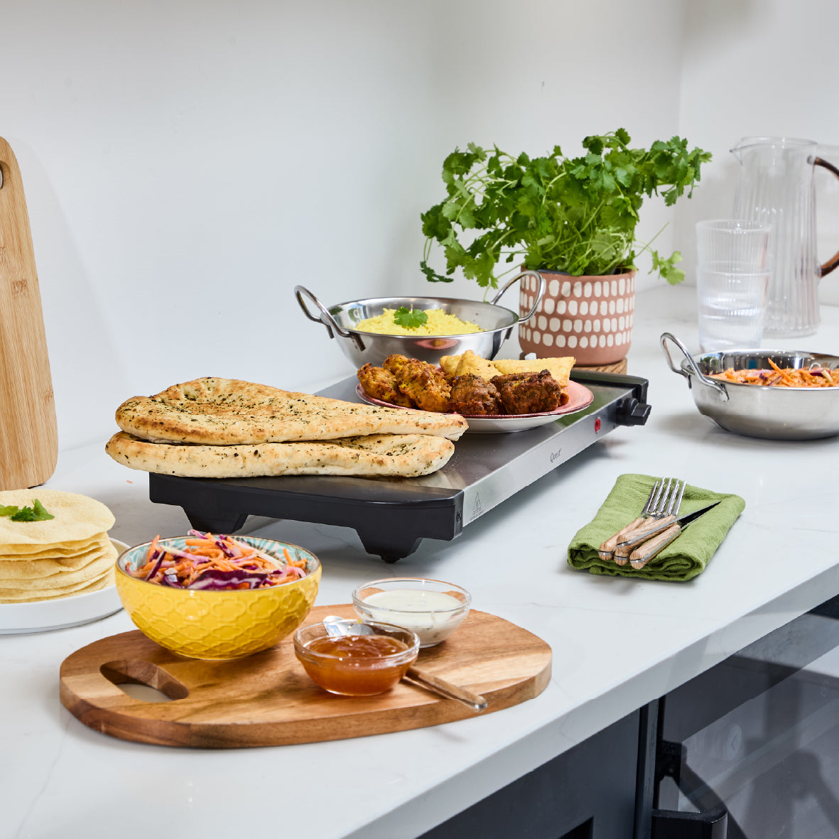 Compact Buffet Server & Food Warmer