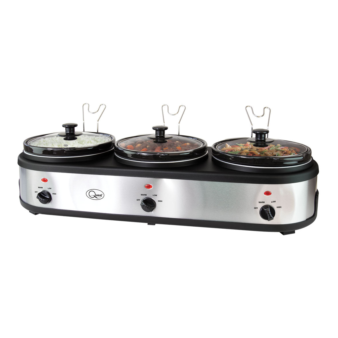 3 Pot Slow Cooker & Buffet Server