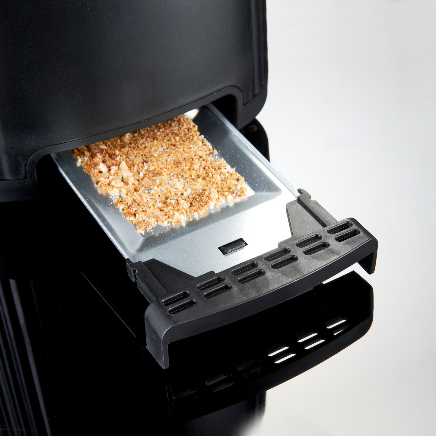 2 Slice Toaster - Black Grooved Design