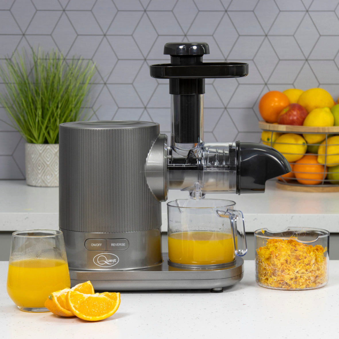 Slow Masticating Juicer - Grey