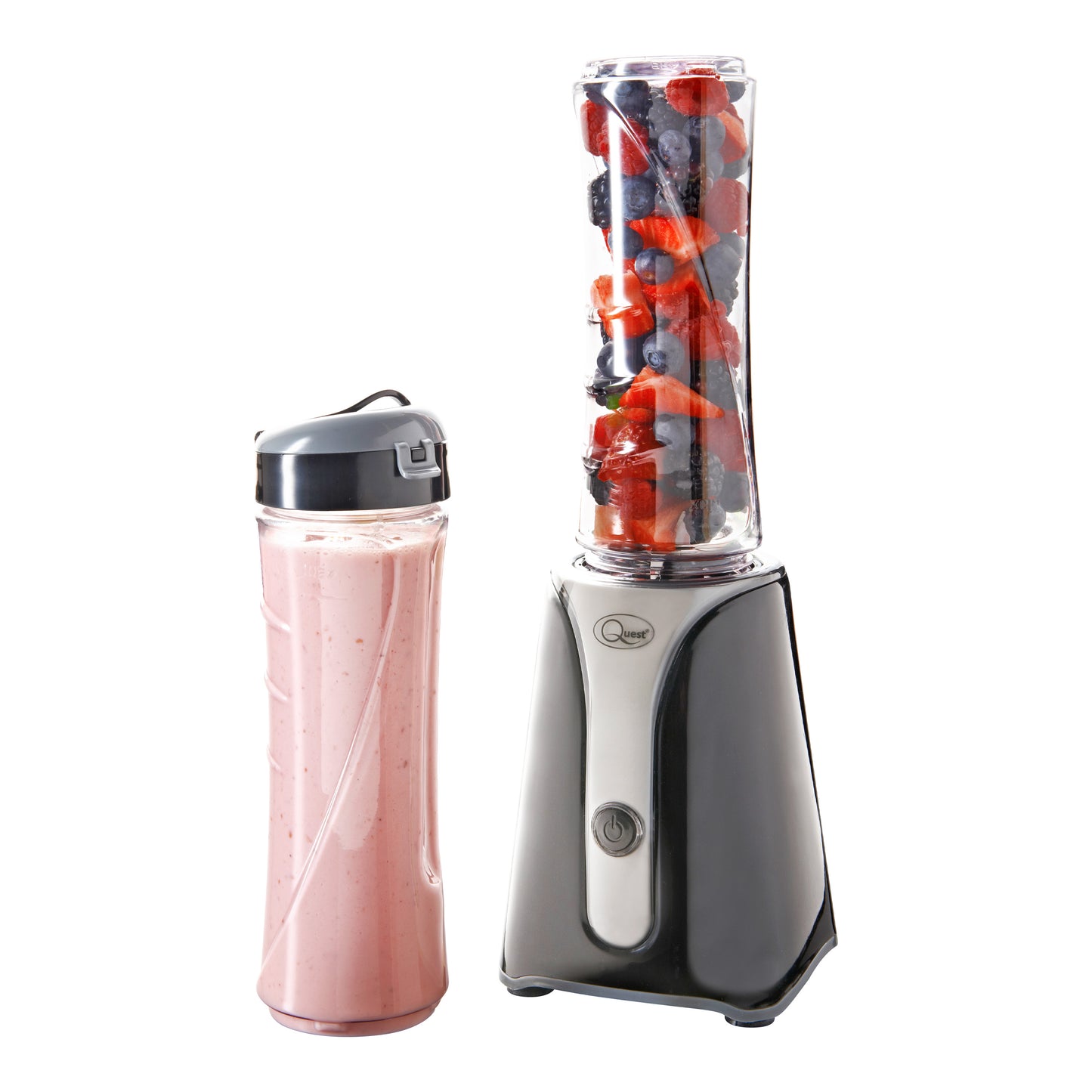 Personal Smoothie Maker & Blender - Black and Grey