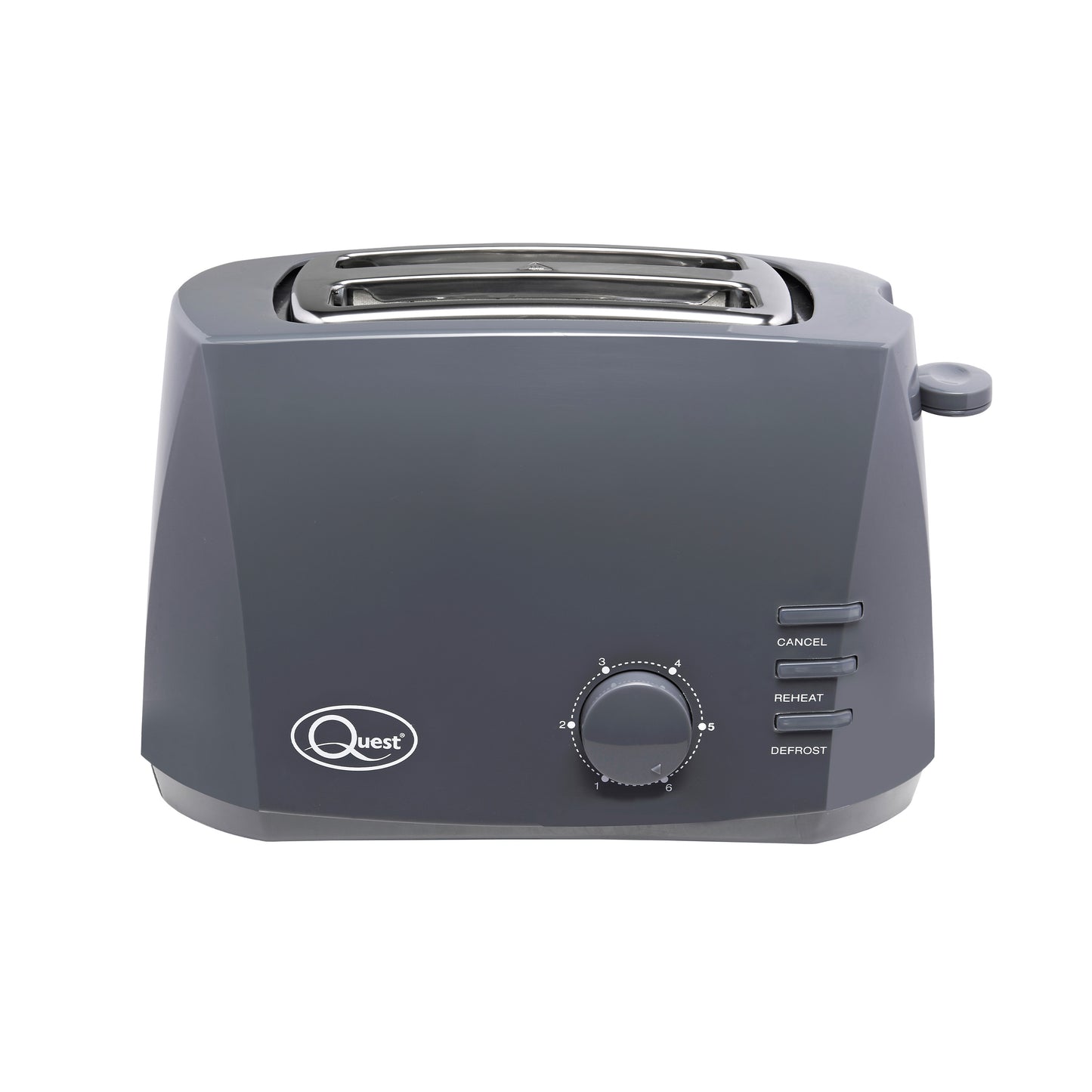 2 Slice Wide Slot Toaster - Grey