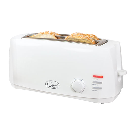 4 Slice Toaster - White