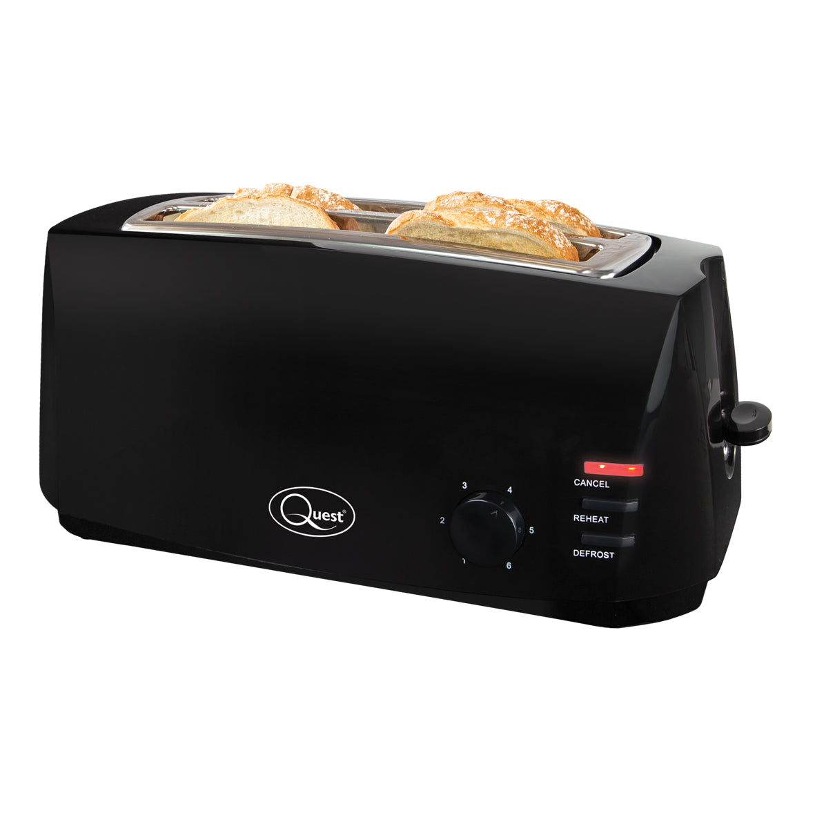 4 Slice Toaster - Black