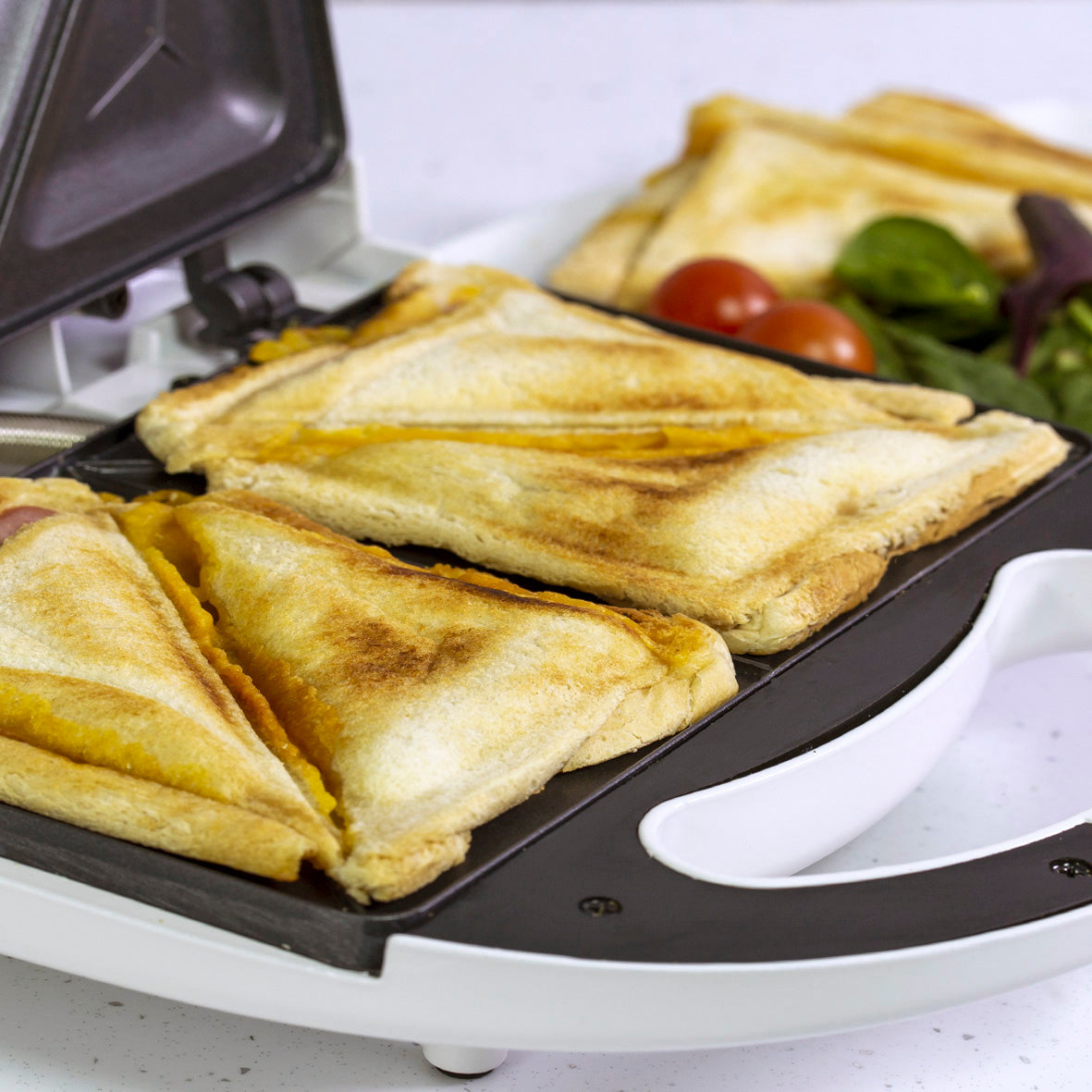 2 Portion Sandwich Toaster - White