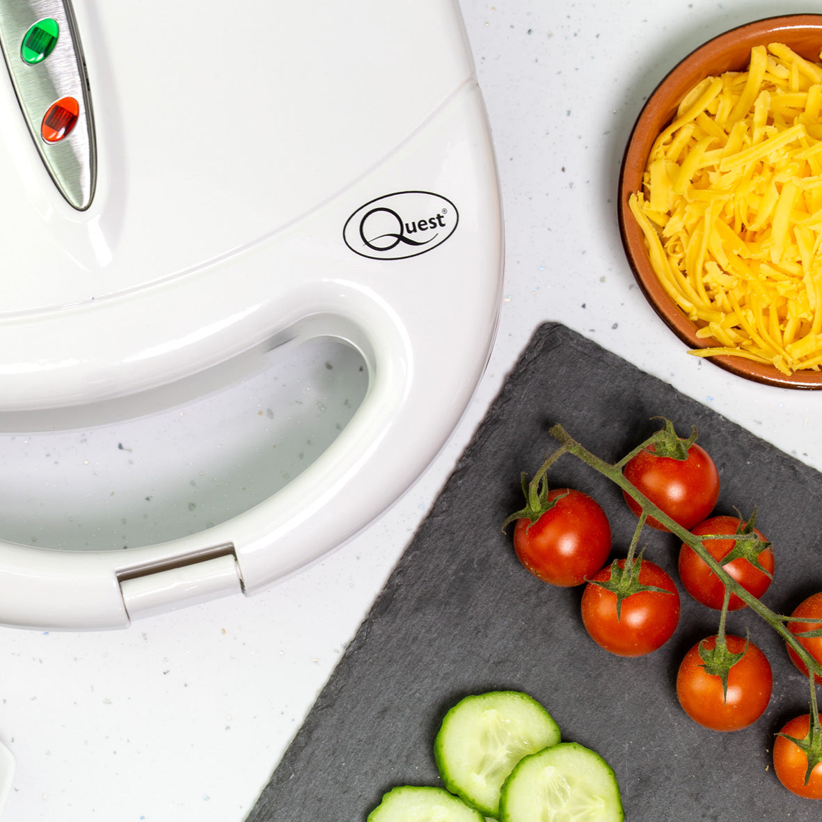 2 Portion Sandwich Toaster - White