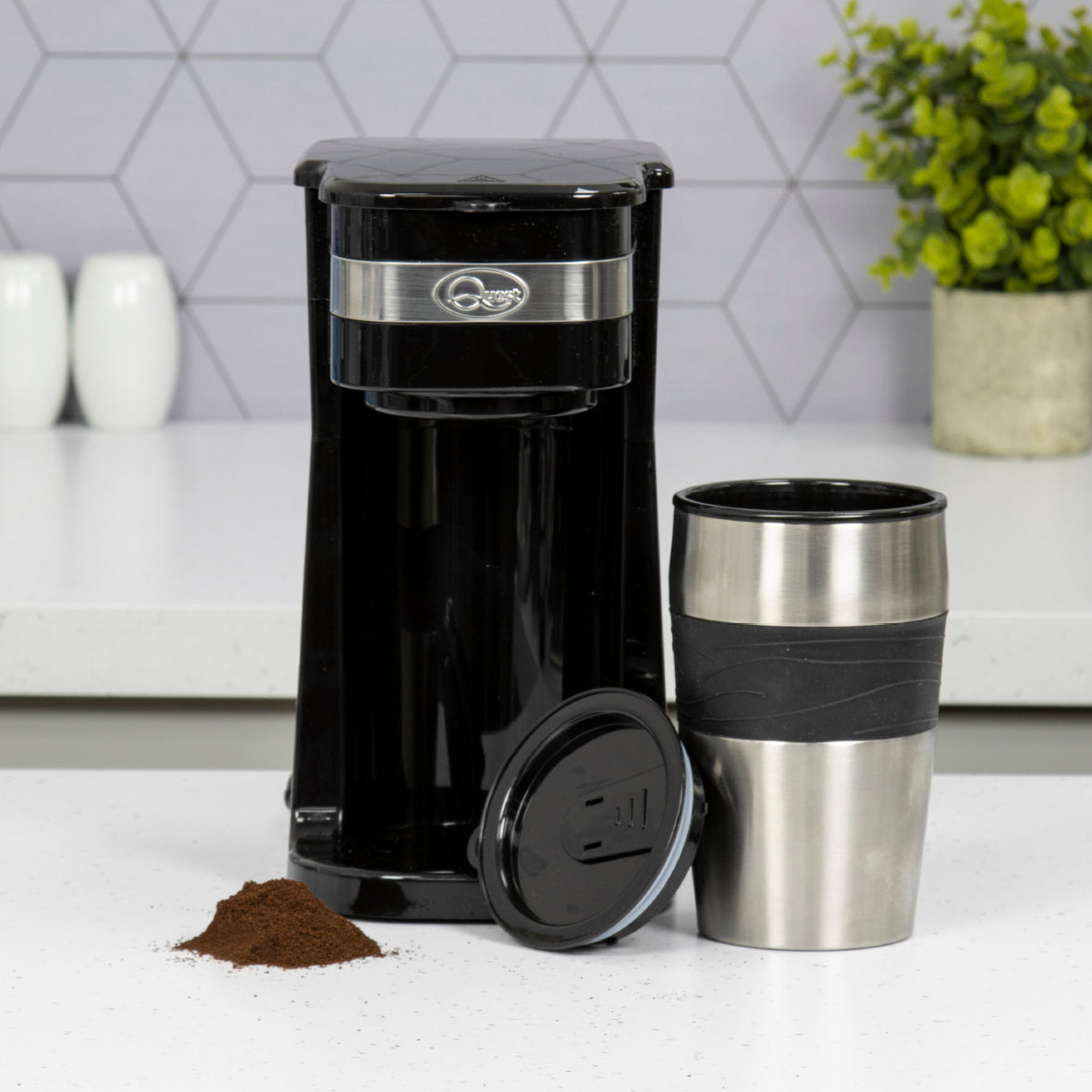 Filter Coffee Maker with Travel Cup