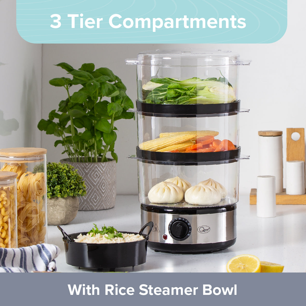 3 Tier Electric Food Steamer
