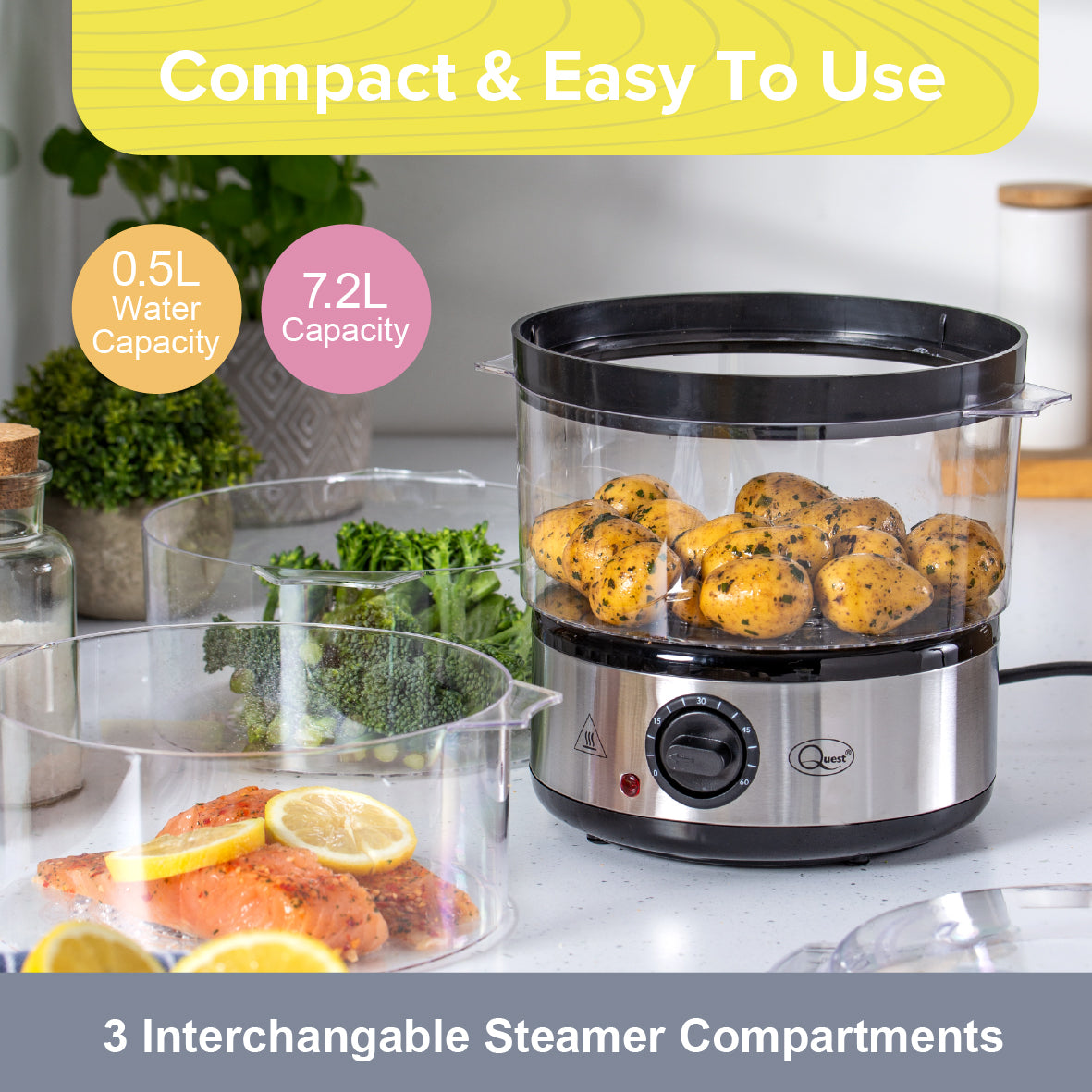 3 Tier Electric Food Steamer