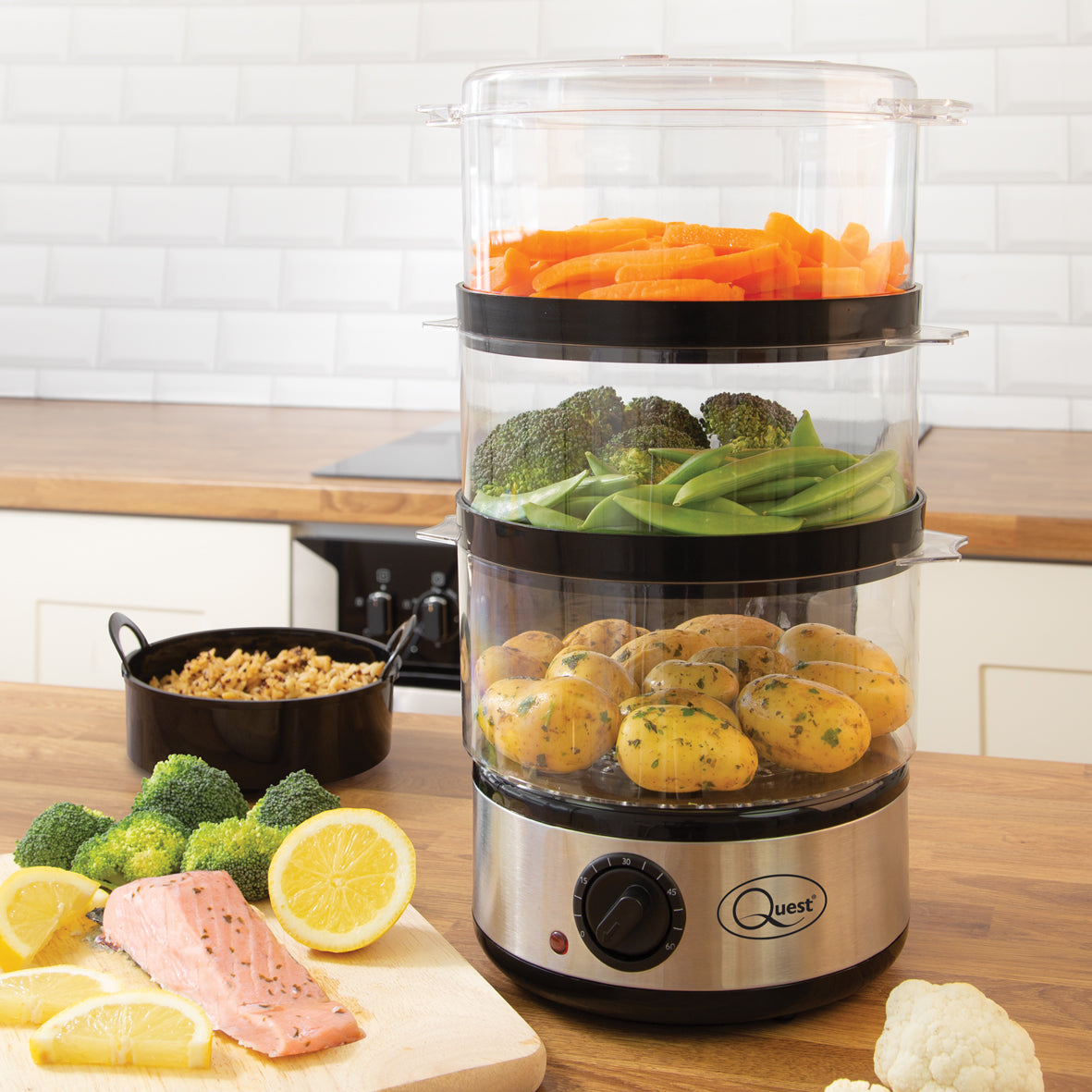 3 Tier Electric Food Steamer