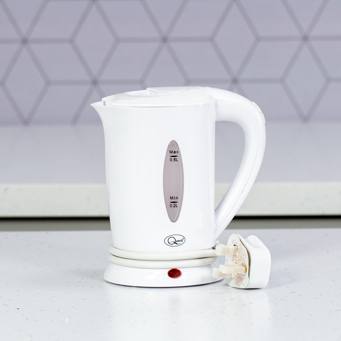 0.5L Travel Kettle and Mug Set - White