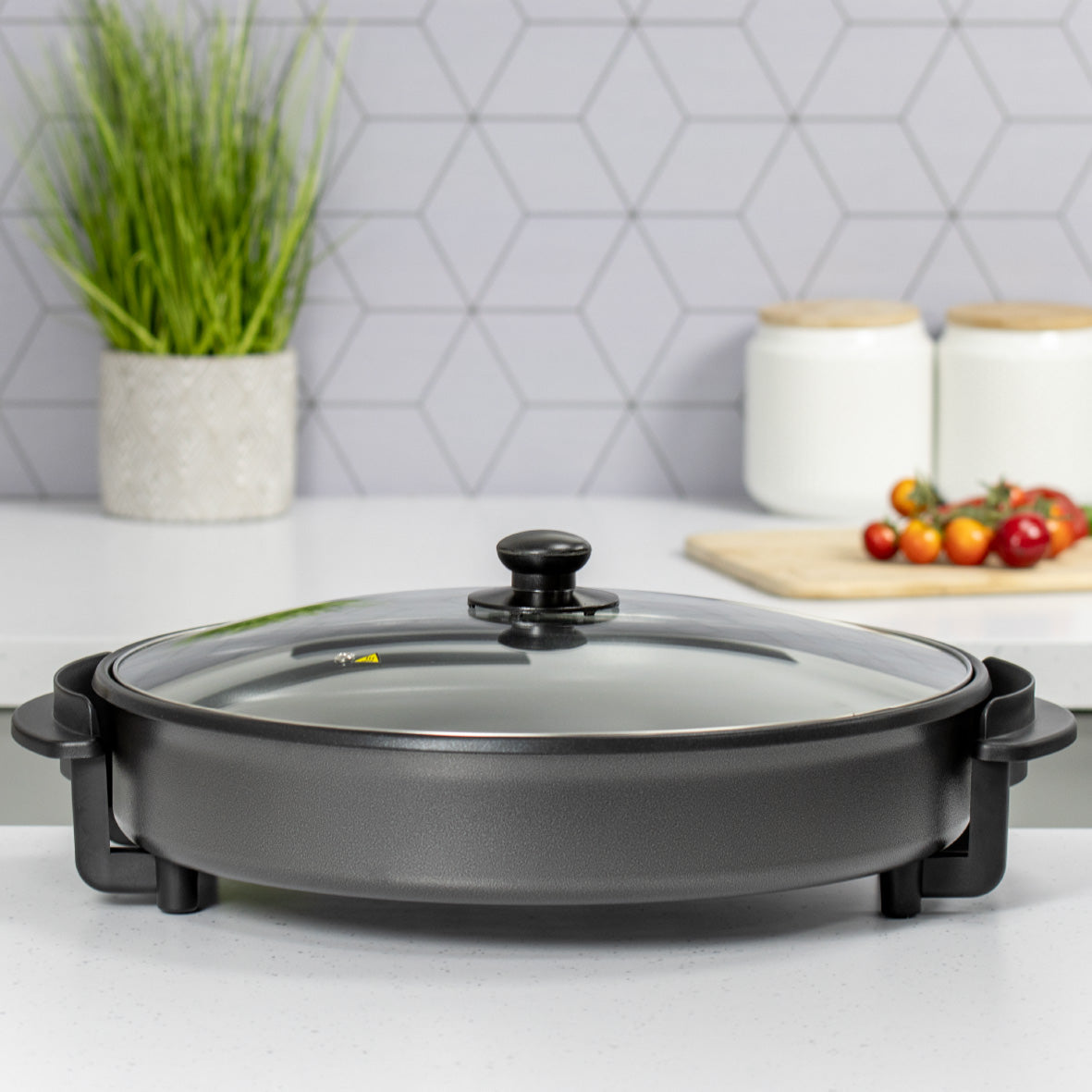 40cm Electric Frying Pan with Lid