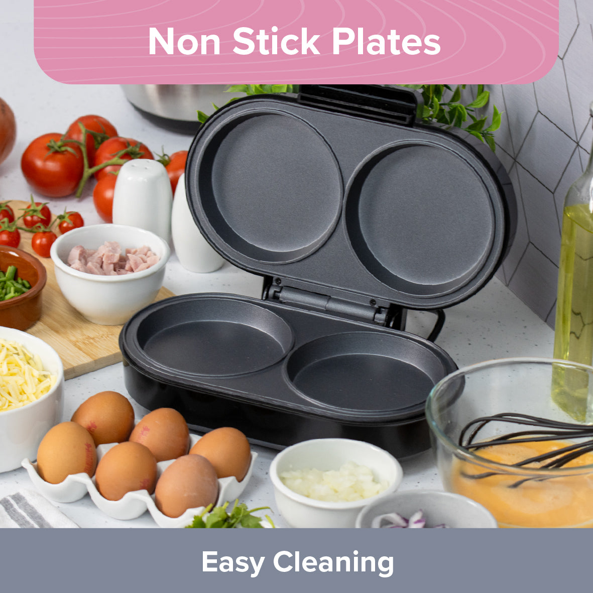 XL Double Omelette Maker