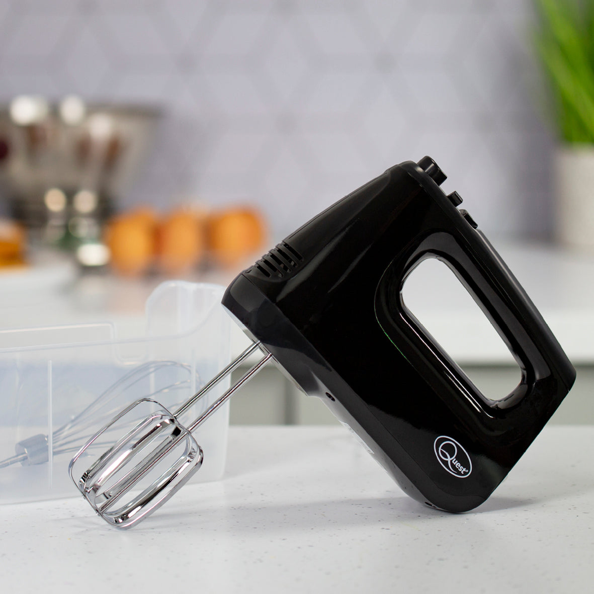 Hand Mixer with Storage Case - Black