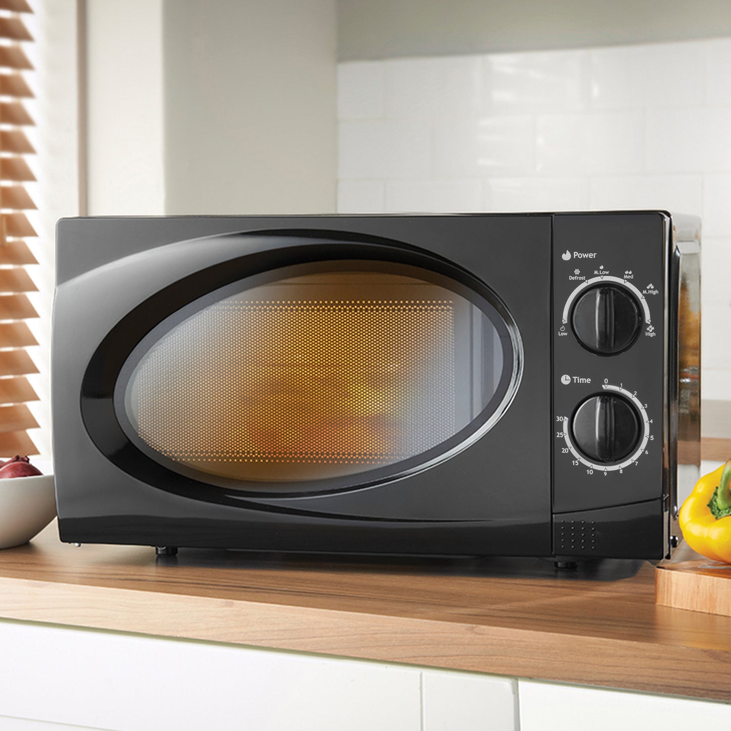 20L Microwave - Black