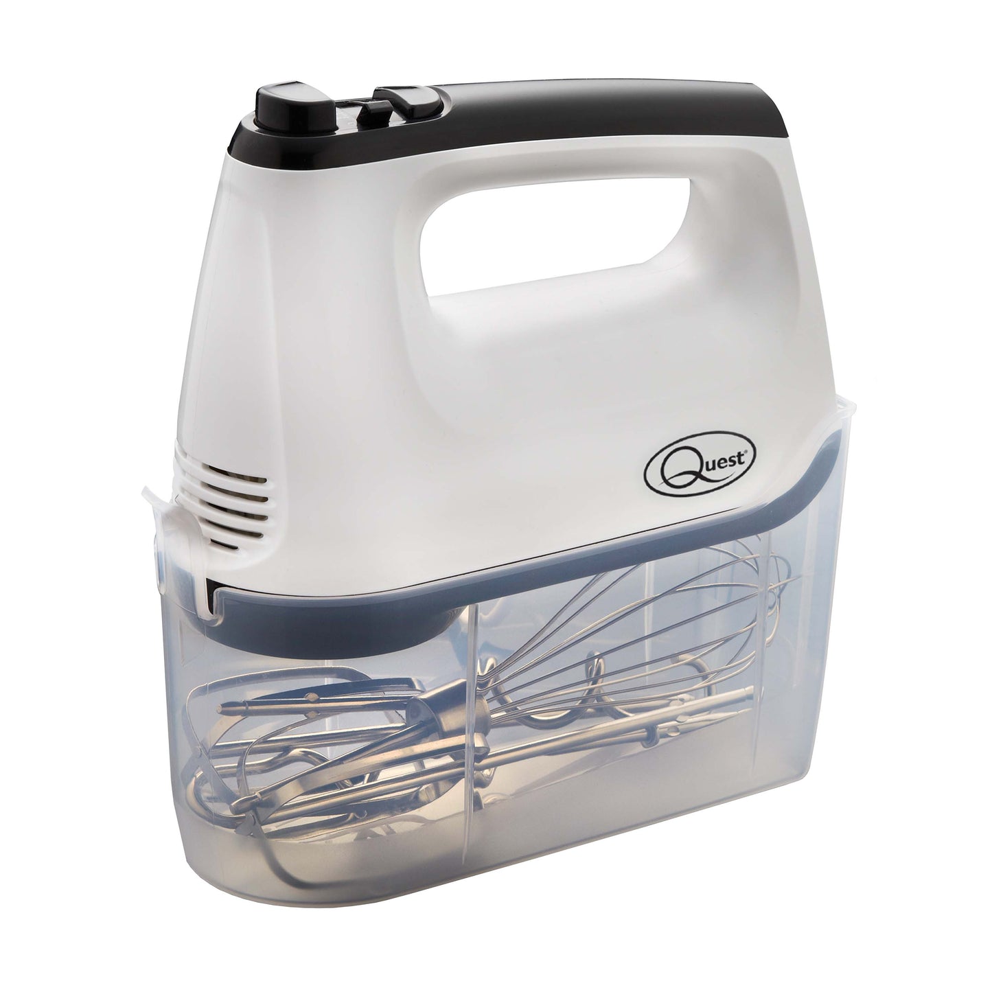 Hand Mixer with Storage Case - White