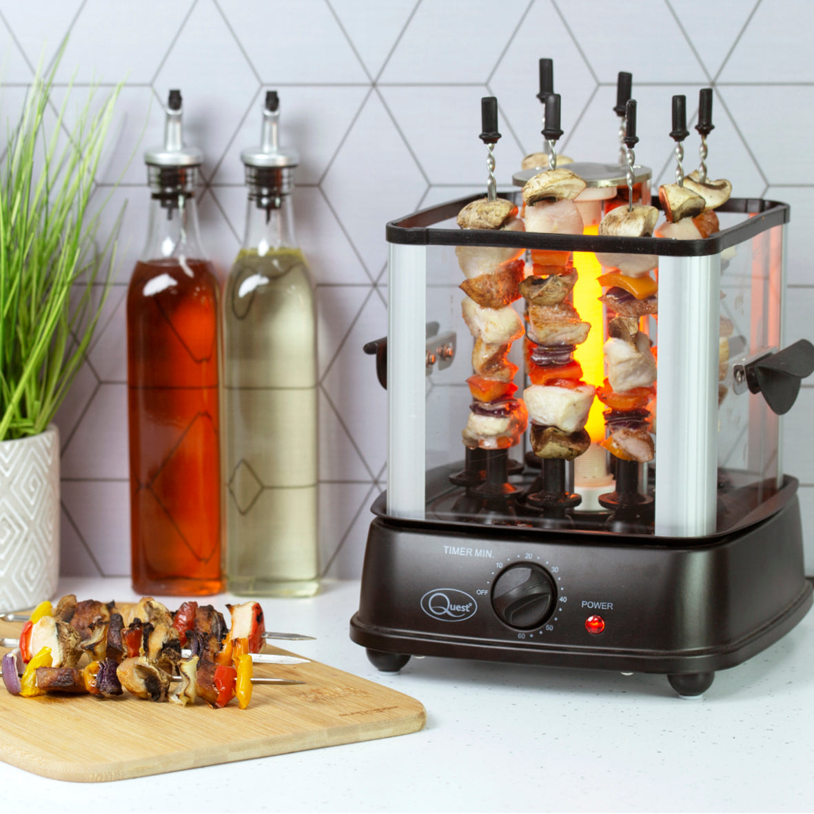 10 Skewer Electric Kebab Grill