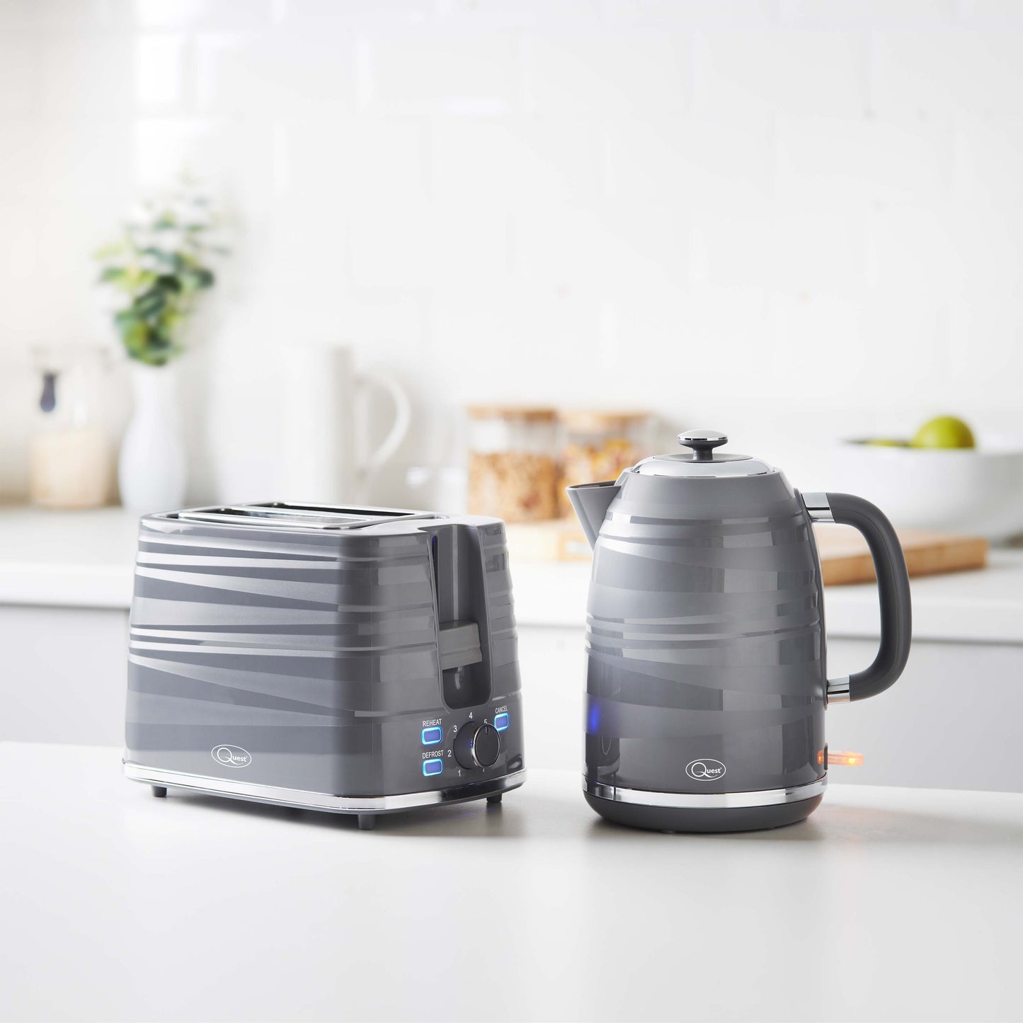 Harmony 2 Slice Toaster - Grey