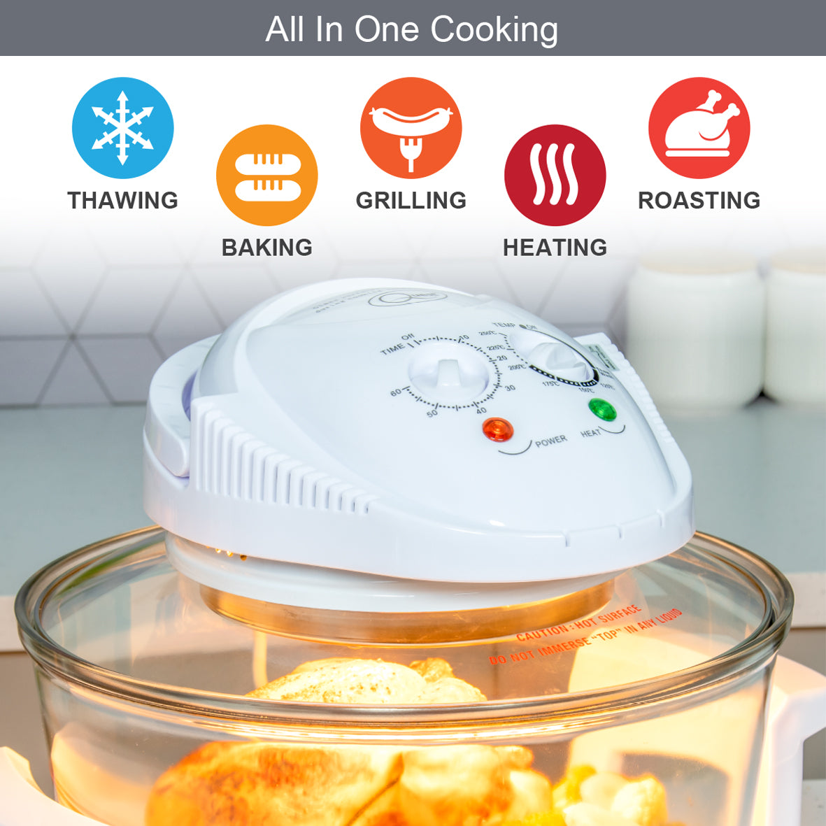 12L Halogen Air Fryer Oven