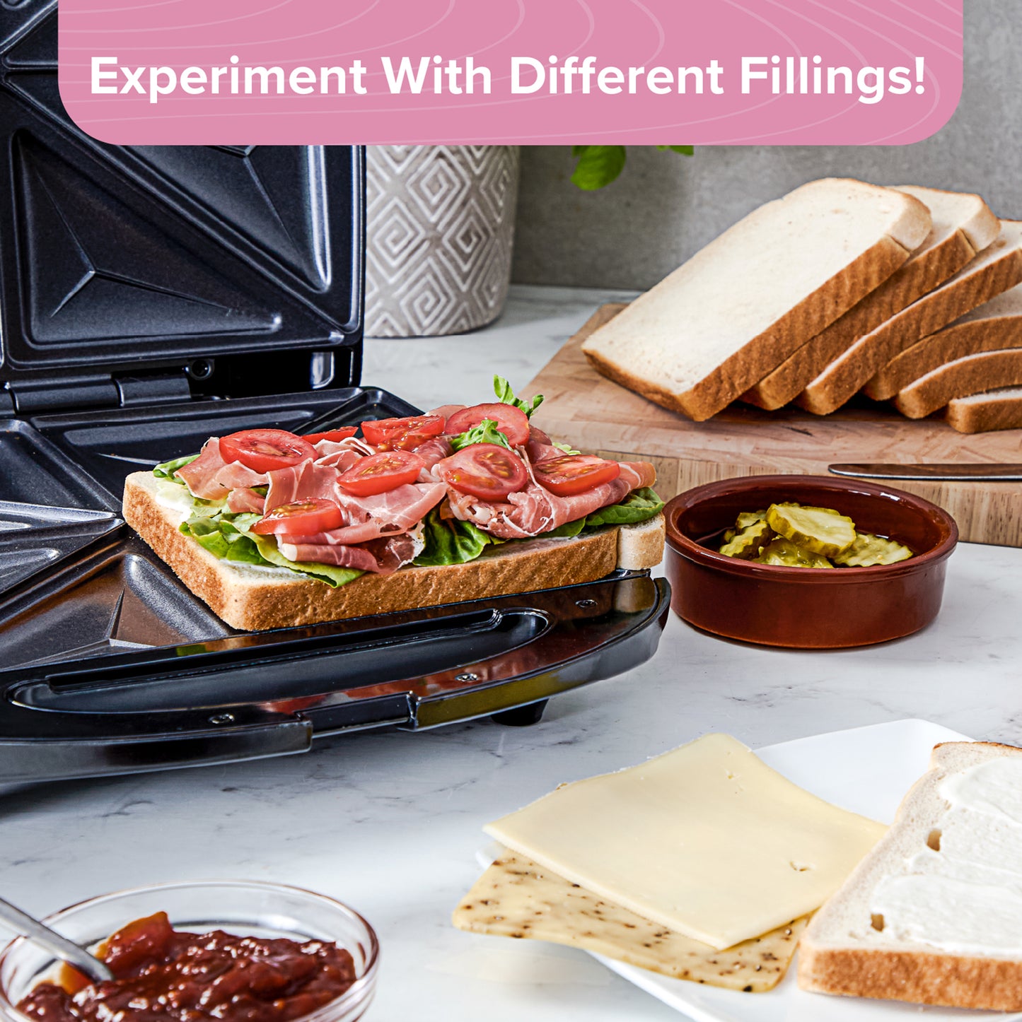 4 Portion Sandwich Toaster