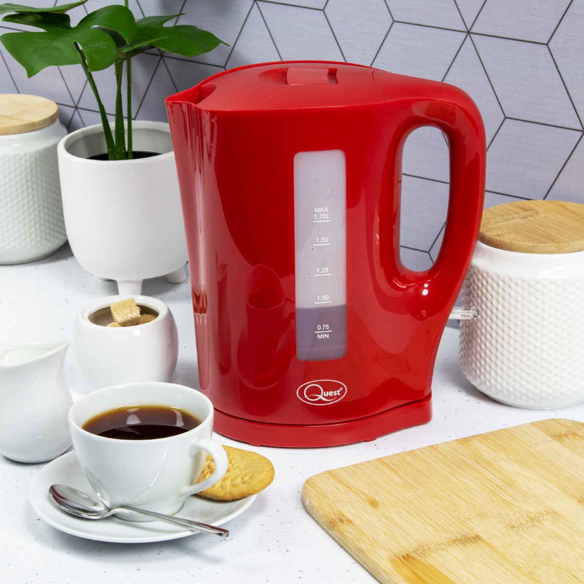 1.7L Jug Kettle - Red