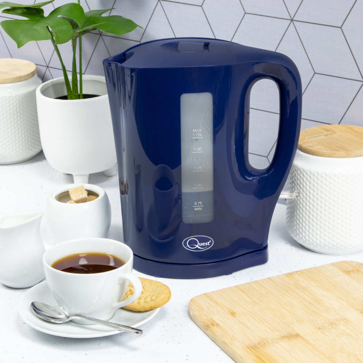 1.7L Jug Kettle - Navy Blue