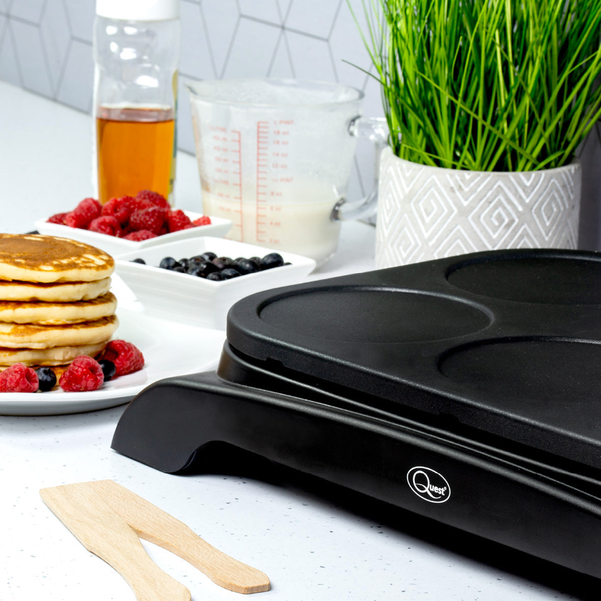 6 Portion Mini Pancake Maker and Grill