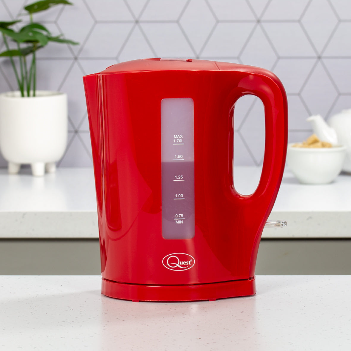 1.7L Kettle and Toaster Set - Red