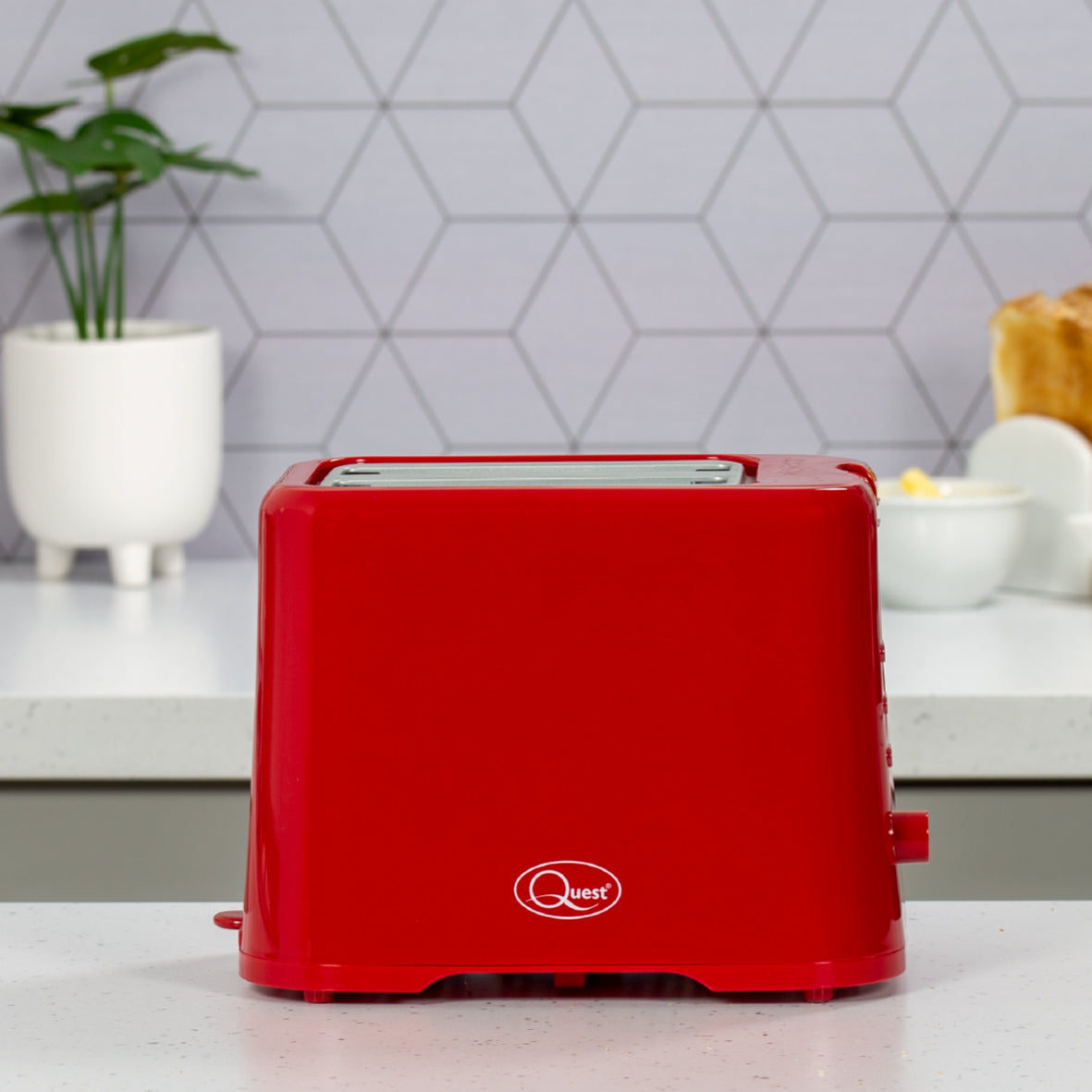 1.7L Kettle and Toaster Set - Red