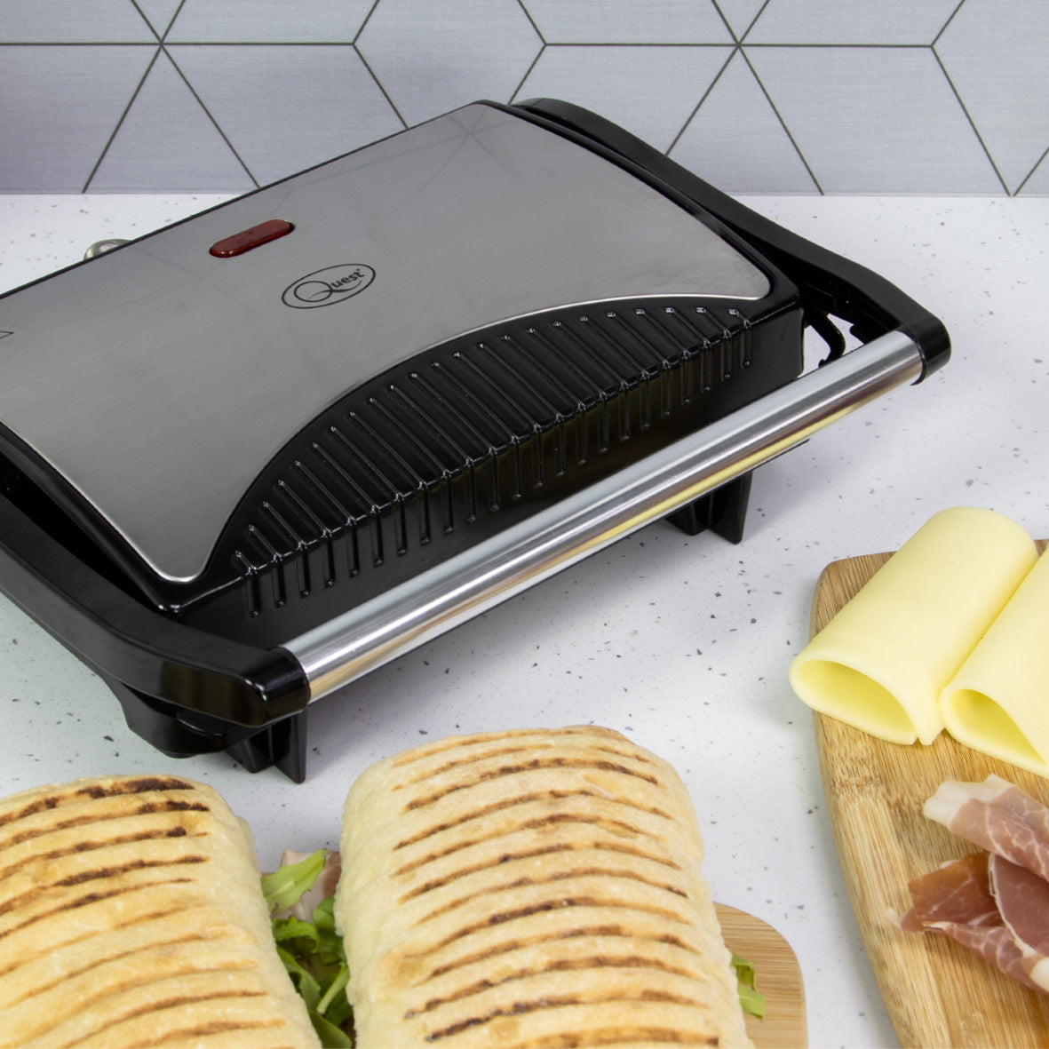 Compact Panini Press & Grill