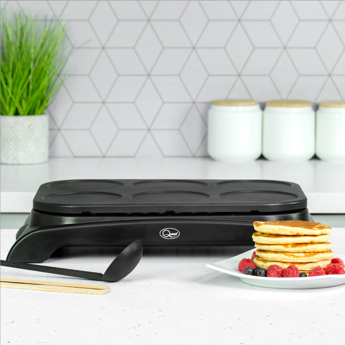 6 Portion Mini Pancake Maker and Grill